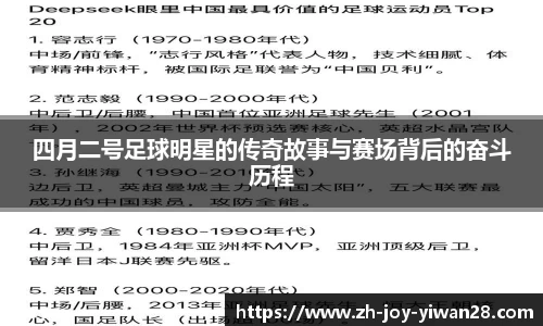 四月二号足球明星的传奇故事与赛场背后的奋斗历程